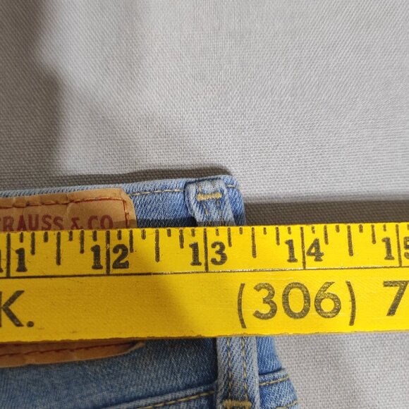 Levi's 311 jeans women's size 27 denim blue colour shaping skinny crop - Picture 10 of 14